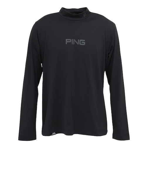 ピン（PING）ゴルフウェア 保温 トリコット ハイネックシャツ 長袖 621-5266001-010