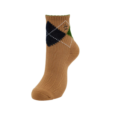 マンシング（MUNSING）ゴルフ 抗菌防臭 ショート丈 アーガイルソックス MG5FSO08L BG00