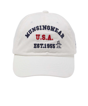 マンシング（MUNSING）帽子 コットンツイルベースボールキャップ MG5FCP03M WH00