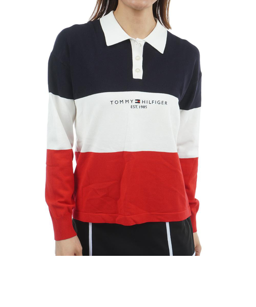 ゴルフウェア ラガー 長袖ニットシャツ THLA553-TRI