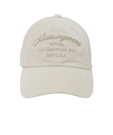 マンシング（MUNSING）ゴルフ ロゴデザイン ベロア キャップ MG5FCP02L WH00