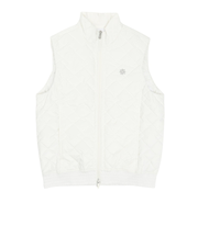 セントアンドリュース（ST.ANDREWS）ゴルフウェア ドットストレッチキルトフルジップベスト 042-5258151-030