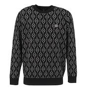 セントアンドリュース（ST.ANDREWS）ゴルフウェア 16Gダイヤロゴジャガードクルーネックニットプルオーバー 042-5270153-010