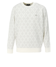 セントアンドリュース(ST.ANDREWS)ゴルフウェア 16Gダイヤロゴジャガードクルーネックニットプルオーバー 042-5270153-030