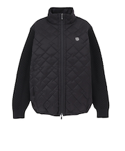 セントアンドリュース（ST.ANDREWS）ゴルフウェア ドットストレッチキルトソデニットブルゾン 042-5220151-010