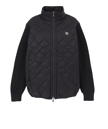 セントアンドリュース（ST.ANDREWS）ゴルフウェア アウター 防風 ドットストレッチキルト 中綿ブルゾン 042-5220151-010