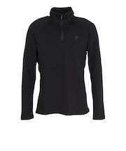 トミーアーマー(Tommy Armour)ゴルフウェア 吸湿発熱 ヒートクロス 3D ハーフジップモックシャツ 長袖 TAHD25F030005 BLK