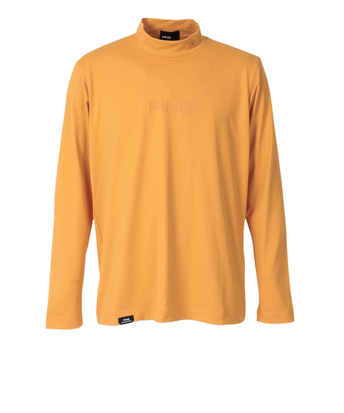 ピン(PING)ゴルフウェア 保温 トリコット ハイネックシャツ　長袖 ピン(PING)ゴルフウェア 保温 トリコット ハイネックシャツ 長袖