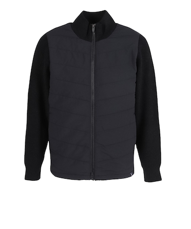 シルバースコット845（SILVERSCOTT845）ゴルフウェア インサレーションニットジャケット SS25FWJ005 BLK