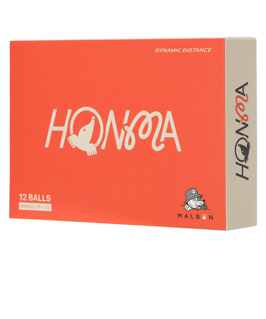 本間ゴルフ（HONMA）ゴルフボール BT2551 MALBON OG ダース(12個入り)