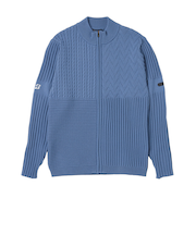 ゴルフウェア UL長袖前開きセーター FBM01BBLM