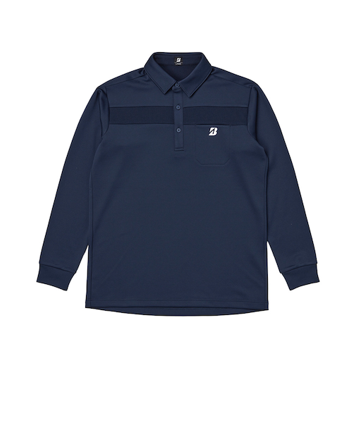 ゴルフウェア BSG長袖ポケット付きシャツ FGM07FNAM