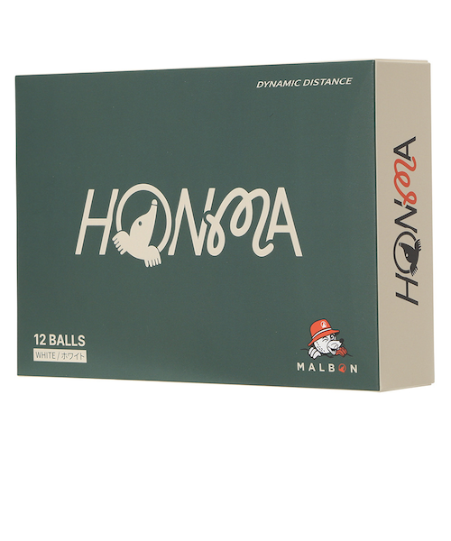 本間ゴルフ(HONMA)ゴルフボール BT2551 MALBON WH ダース(12個入り)(Men’s) 本間ゴルフ（HONMA）ゴルフボール BT2551 MALBON WH ダース(12個入り