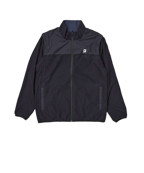 アディダス（adidas）ゴルフウェア C．R 保温キルトコンビ フルジップ