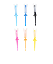 タバタ（Tabata）ゴルフ ティー リフトティースパイラル Mサイズ 6本入り GV1432 M A