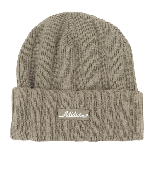 アディダス（adidas）帽子 ロゴ リブ仕上げニットビーニー JVU27-KB0494 BEG