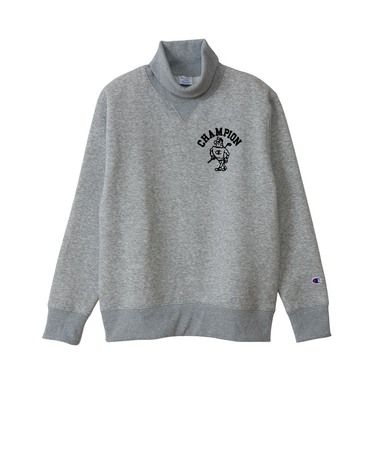 チャンピオン(CHAMPION)ゴルフウェア 長袖 テックウィーブ テリー タートルネックスウェットシャツ C3-CG003 070