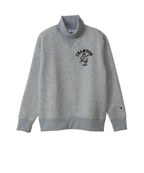 チャンピオン(CHAMPION)ゴルフウェア 長袖 テックウィーブ テリー タートルネックスウェットシャツ C3-CG003 070