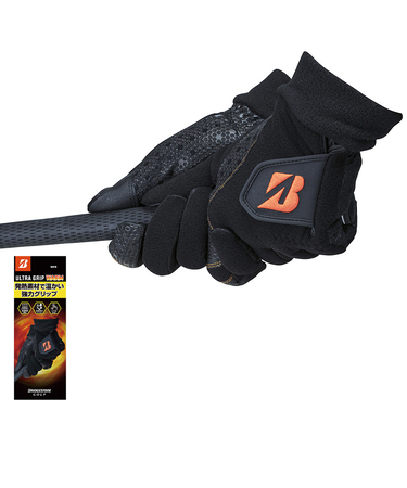 両手用 ウルトラ グリップ ウォーム ブラックLサイズ 2025 GL25W1BKL