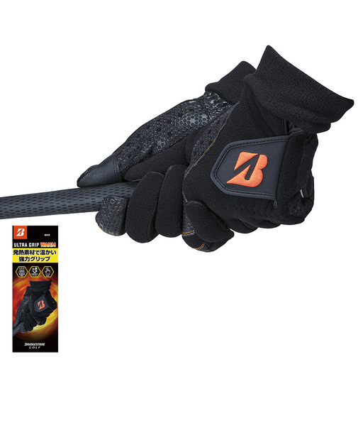 両手用 ウルトラ グリップ ウォーム ブラックLサイズ 2025 GL25W1BKL