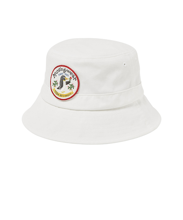 マンシング(MUNSING)帽子 70th ANNIVERSARY SODE KAHO 70周年ワンポイント バケットハット MG5FCP73U WH00