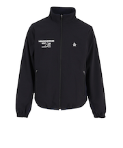 マンシング（MUNSING）ゴルフウェア アウター はっ水ストレッチプリントブルゾン MG5FJK80M BK00