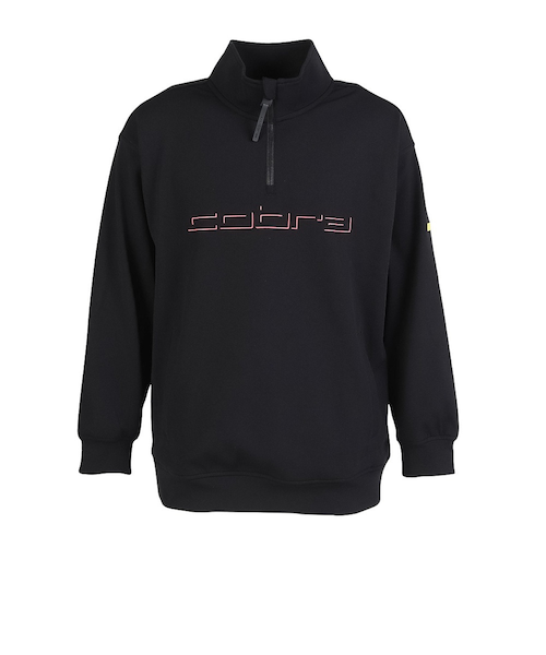 コブラ(Cobra)ゴルフウェア 長袖 ハーフジップ スウェット 637989-01(Men’s) コブラ（Cobra）ゴルフウェア 長袖 ハーフジップ スウェット 637989-01