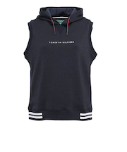 ゴルフウェア ワッフルスウェットフーディーベスト THLA551-NVY