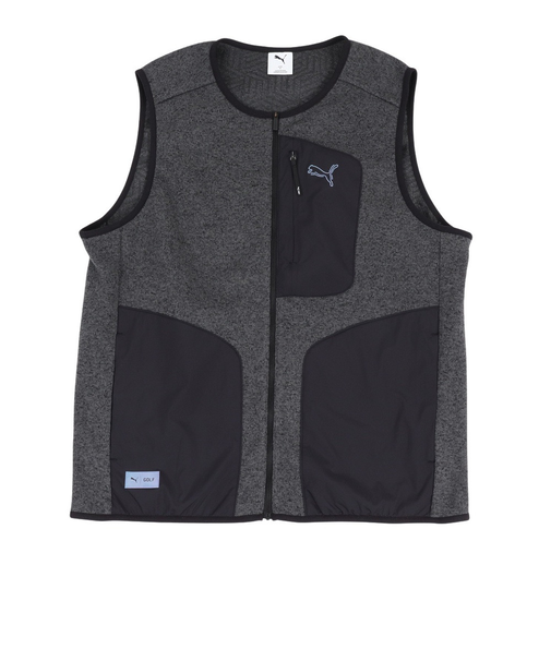 プーマ（PUMA）ゴルフウェア シャドウキャット フリース ベスト 635759-01