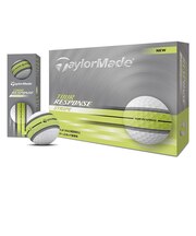テーラーメイド（TAYLORMADE）ゴルフボール ツアーレスポンス ストライプ イエロー 25年モデル TourResp Stripe YLW dz ダース…