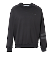 ハーレー（HURLEY）ゴルフウェア ファントム ウィンドプルーフ クルーネック 長袖 MGFL252085-BLK