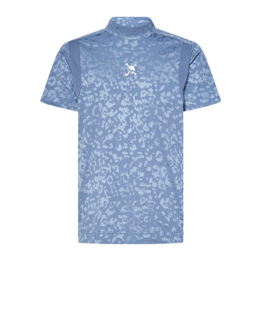 オークリー(OAKLEY)ゴルフ 半袖シャツ SKULL SPOTTED ジャガード モックネック FOA409088-23X