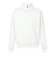 ハーレー（HURLEY）ゴルフウェア ファントム スウェット ライト ハーフ ジップ 長袖 MGFF252075-WHT