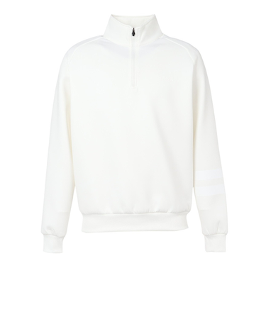 ハーレー（HURLEY）ゴルフウェア ファントム スウェット ライト ハーフ ジップ 長袖 MGFF252075-WHT