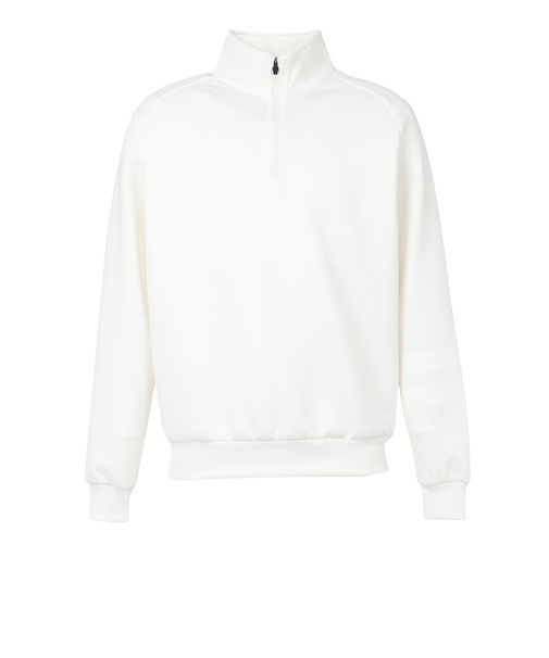 ハーレー（HURLEY）ゴルフウェア ファントム スウェット ライト ハーフ ジップ 長袖 MGFF252075-WHT
