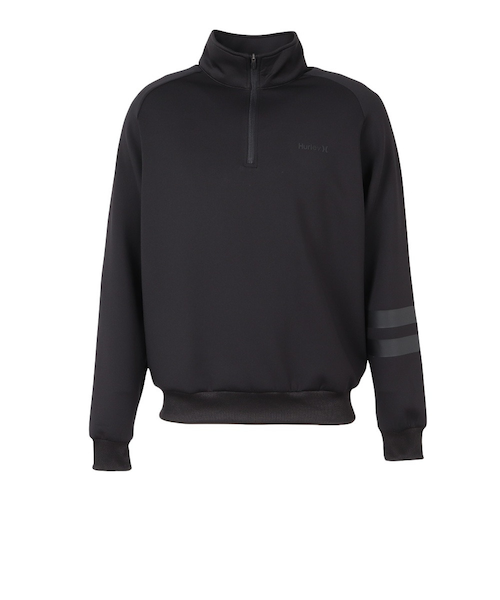 ハーレー(HURLEY)ゴルフウェア ファントム スウェット ライト ハーフ ジップ 長袖 MGFF252075-BLK(Me… ハーレー（HURLEY）ゴルフウェア ファントム スウェット ライト ハーフ