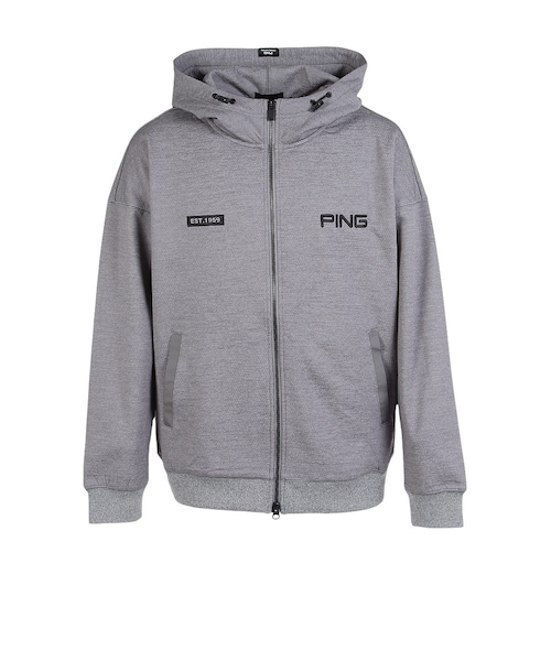 ピン（PING）ゴルフウェア 長袖 スウェットフーディー 621-6162101-020