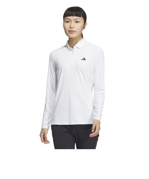 アディダス（adidas）ゴルフウェア 吸湿 AEROREADY 長袖 ポロシャツ KTI95-JF4618W