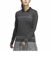 アディダス（adidas）ゴルフウェア PRIMEKNIT サイドシームレス長袖シャツ JSB93-IM7278BLK