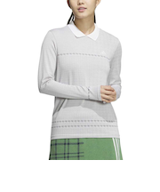 アディダス（adidas）ゴルフウェア PRIMEKNIT サイドシームレス長袖シャツ JSB93-IM7277W