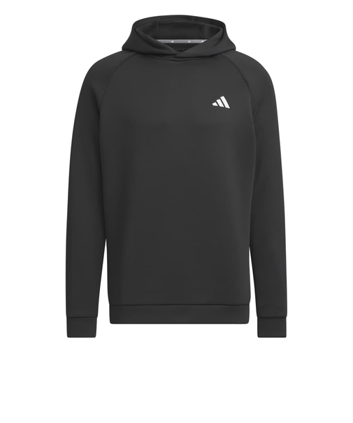 アディダス（adidas）ゴルフウェア エンボスプリント ダンボールニット 長袖 パーカー MKR97-HY0971BLK