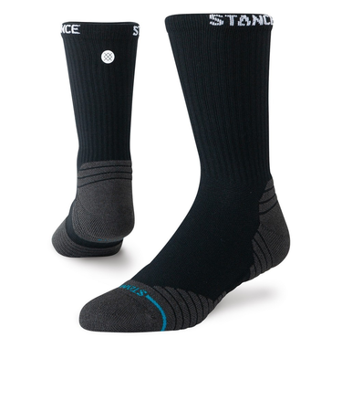 スタンス（STANCE）GOLF RIBBED ミッド クルーソックス 1足組 A458A26GOL#BLK