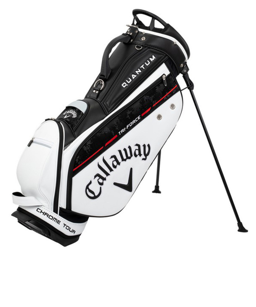 キャロウェイ（CALLAWAY）ゴルフ スタンド式 キャディバッグ 9型 スタンドバッグ TOUR 5126003 WH/BK