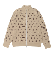 セントアンドリュース（ST.ANDREWS）ゴルフウェア 14G ロゴジャガード フルジップニット アウター 042-5272053-040