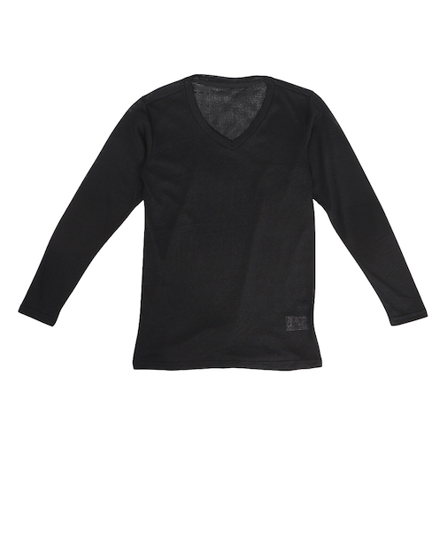 シルバースコット845（SILVERSCOTT845）断熱 ポリプロピレン インナー長袖Tシャツ SS25FWQ015 BLK