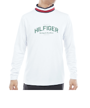 ゴルフウェア 吸水速乾 シグネチャーリブ 長袖シャツ THMA562-WHT