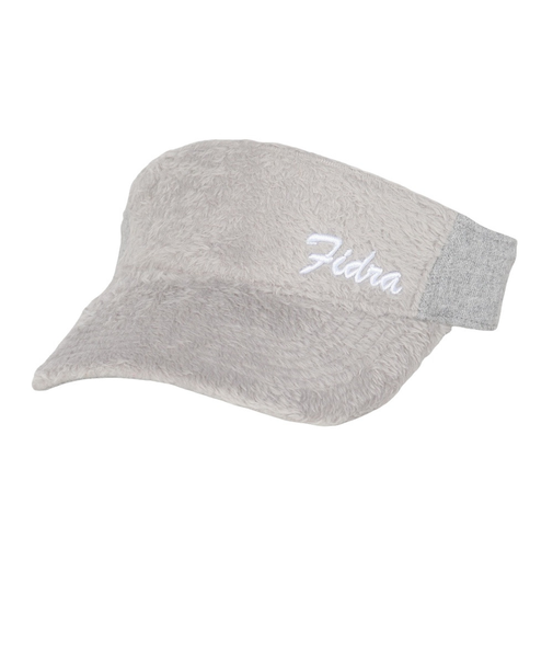 フィドラ（FIDRA）ゴルフ 帽子 ファーフリースバイザー FD5SWD17 GRY