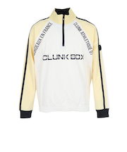 クランク（CLUNK）ゴルフウェア 長袖 フルダルハーフジップジャケット CL5STY53 YEL