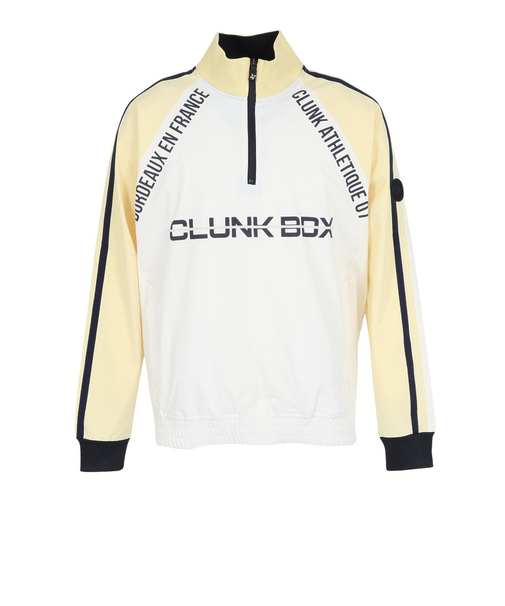 クランク（CLUNK）ゴルフウェア 長袖 フルダルハーフジップジャケット CL5STY53 YEL