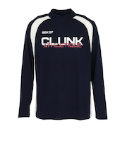 クランク（CLUNK）ゴルフウェア 長袖 ミップストレッチハイネックシャツ CL5STG55 NVY